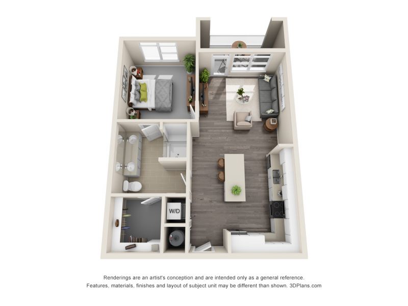 Solstice apartments guest suite floor plan